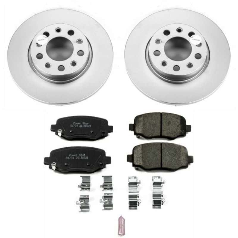 PowerStop — Power Stop 16-18 Fiat 500X Rear Z17 Evolution Geomet Coated Brake Kit - view 1