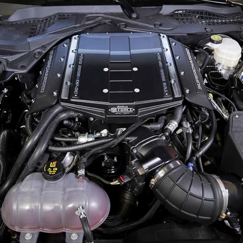 Edelbrock — Edelbrock Supercharger Stage II 18-19 Ford Mustang R2650 Gen 3 DI/PI 5.0L Coyote
SUPERCHARGER - view 2