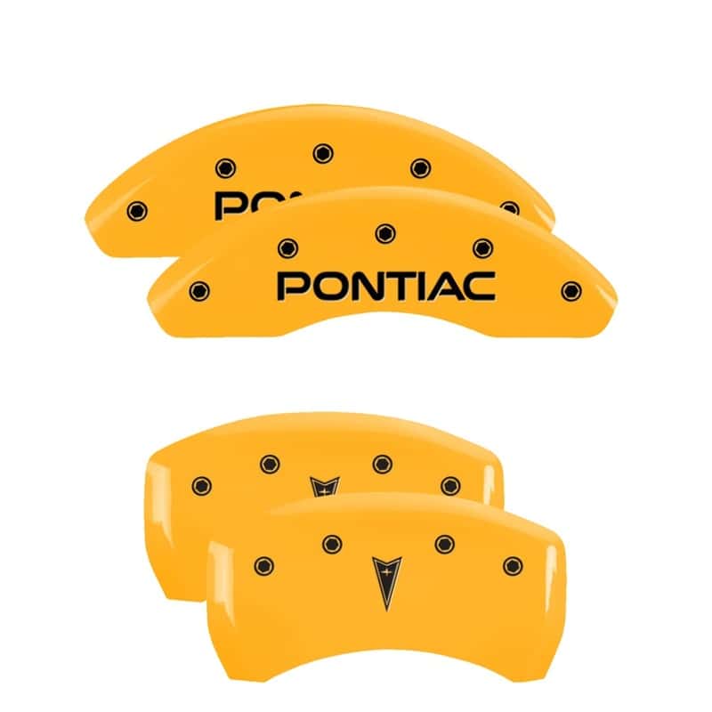 MGP — MGP 4 Caliper Covers Engraved Front Pontiac Rear Arrow Yellow Finish Black Char 2006 Pontiac G6
Caliper Covers - view 1