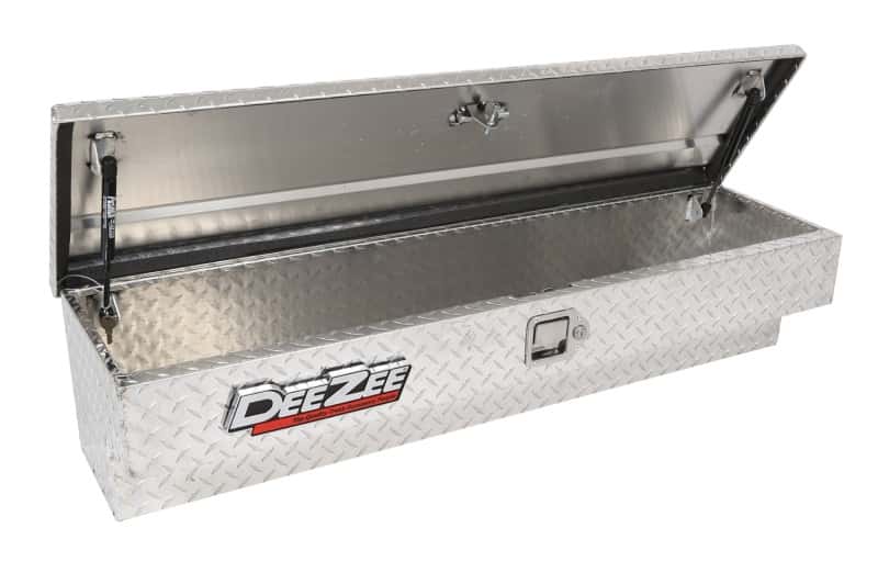 Dee Zee — Dee Zee Universal Tool Box - Red Side Mount BT Alum 48In
ToolBxTrkBedSideRail - view 4