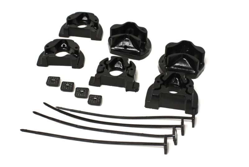 Energy Suspension — Energy Suspension 92-00 Honda Civic (Except 99-00 Si) / 93-97 Del Sol Black Motor Mount Inserts (Man
Motor Mount - view 1