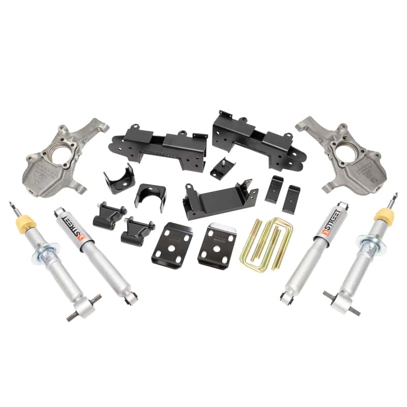 Belltech — Belltech LOWERING KIT 2019 Chevrolet Silverado / GMC Sierra 1500 2WD All Cab - 2-4in Fr / 6in R
LOWERING KIT - view 4