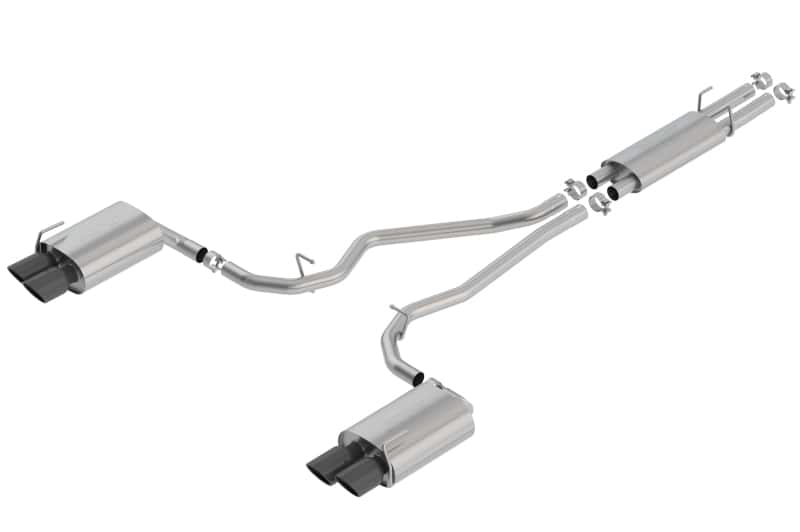 Borla — Borla 2020 Ford Explorer ST 3.0L V6 2.25in S-type Exhaust - Black Chrome Tips
Cat-Back™ - view 1
