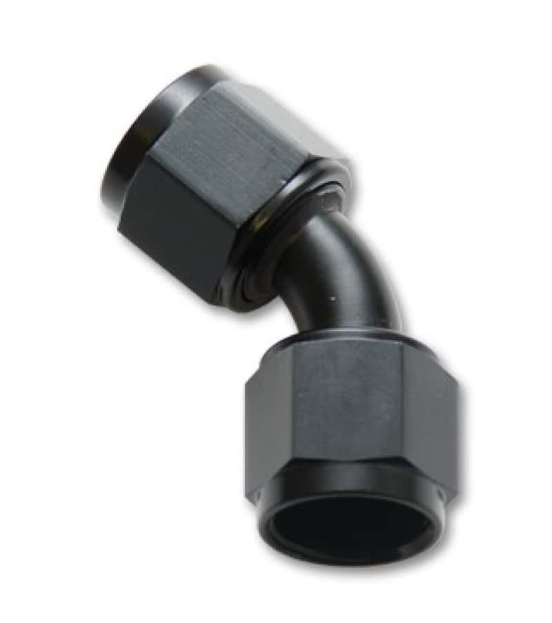 Vibrant — Vibrant -20AN X -20AN Female Flare Swivel 45 Deg Fitting (AN To AN) -Anodized Black Only
-20ANFemal45DegUnion - view 3