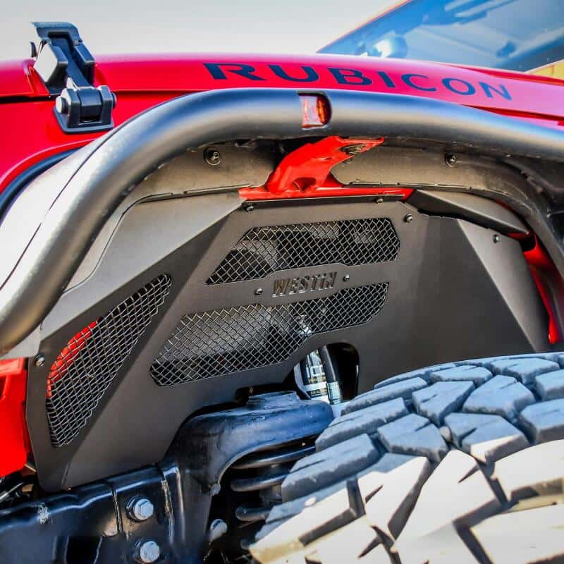 Westin — Westin 07-18 Jeep Wrangler JK Inner Fenders - Front - Textured Black
Fender - view 5
