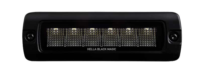 Hella — Hella Universal Black Magic 6 L.E.D. Flush Mount Mini Light Bar - Flood Beam
LEDLightBar - view 11