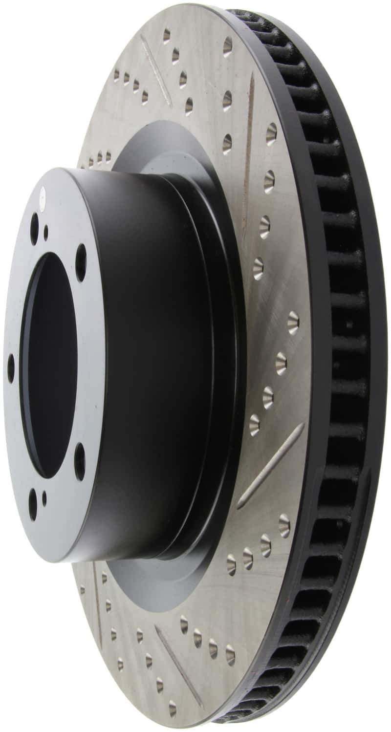 Stoptech — StopTech 07-09 Toyota Tundra / 08-09 Toyota Sequoia Front Left Slotted & Drilled Rotor
Disc Brake Rotor
Slot/Drill Rotor - view 4