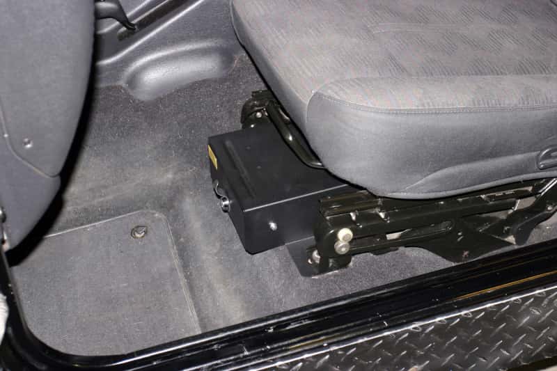 Tuffy Products — Tuffy Jeep Wrangler Underseat Drawer Flip Seat W/ Keyed Lock
Underseat Drawer - view 3