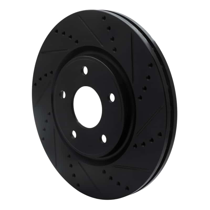 R1 Concepts — R1 12-25 Chrysler Voyager Front Right Drilled & Slotted Black Brake Rotor
R1 Brake Rotor Drill - view 2