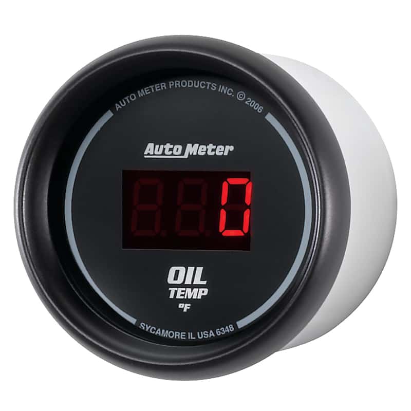 AutoMeter — Autometer Black 0-400F Digital Oil Temp Gauge
2-1/16" OIL TEMP, 0- - view 3