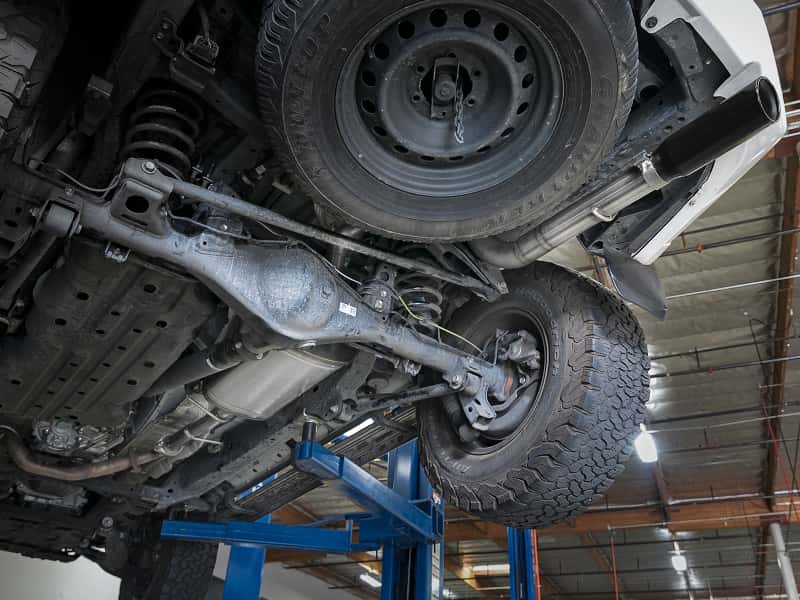 aFe — aFe MACHForce XP 2.5in 304-SS Exhaust Cat-Back w/ Black Tip 10-19 Toyota 4Runner V6-4.0L
Cat-Back Exhaust - view 3