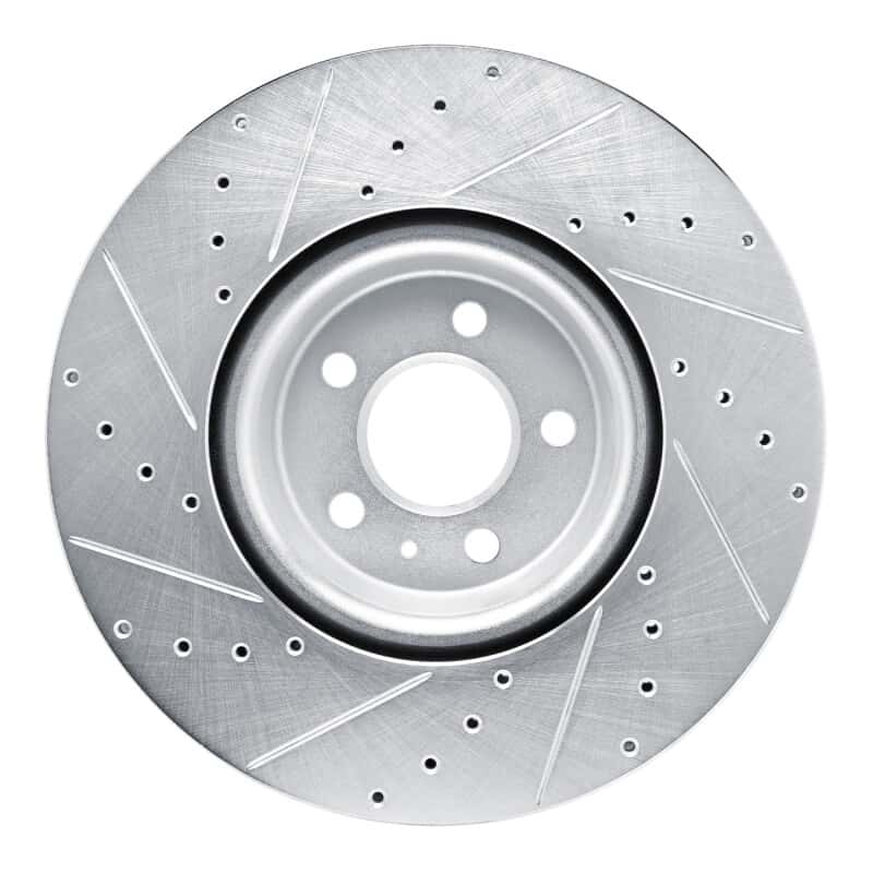 R1 Concepts — R1 18-25 Audi SQ5 Sportback Front Right Drilled & Slotted Silver Brake Rotor
R1 Brake Rotor Drill - view 5