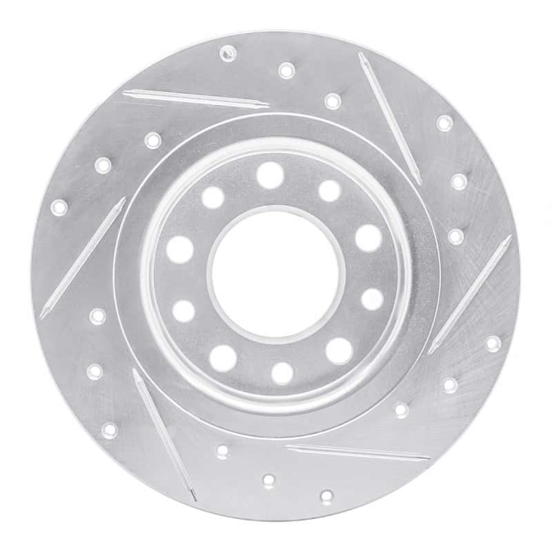 R1 Concepts — R1 13-16 Dodge DART Rear Left Drilled & Slotted Silver Brake Rotor
R1 Brake Rotor Drill - view 5