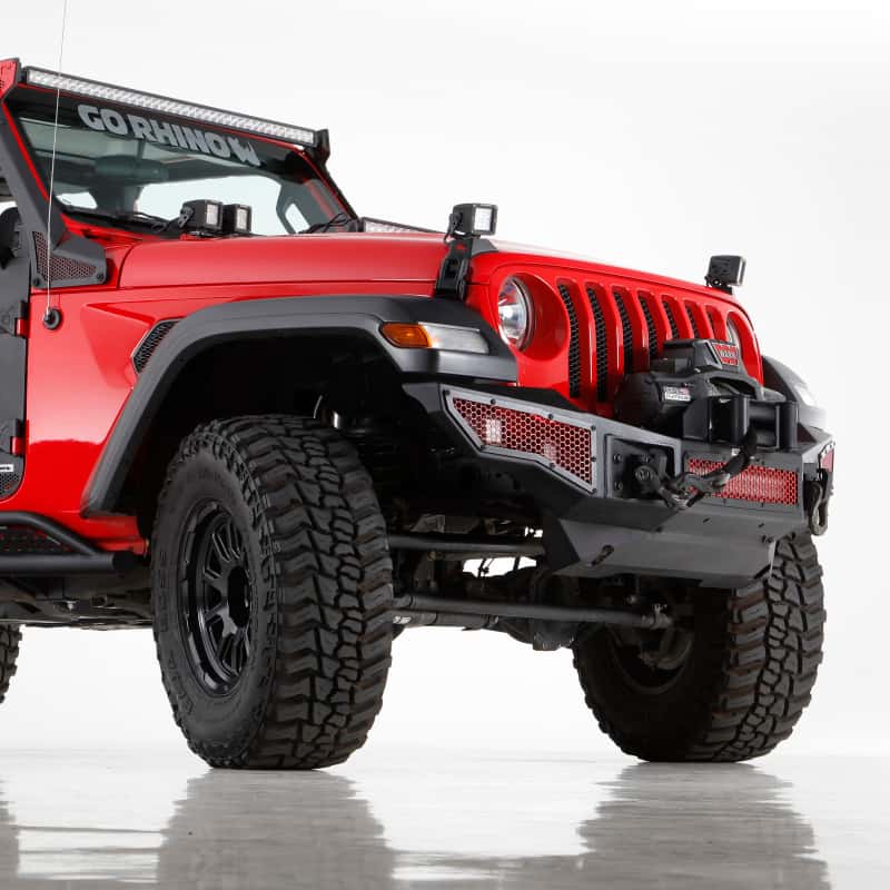 Go Rhino — Go Rhino 18-20 Jeep Wrangler JL/JLU Rockline Front Bumper Skid Plate
Rockline Skid Plate - view 7