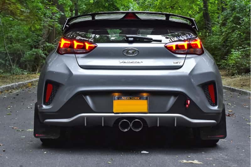 Rally Armor — Rally Armor 19-21 Hyundai Veloster Turbo/2.0/R-Spec Red UR Mud Flap w/White Logo
Mud Flap - view 6