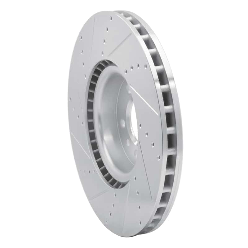 R1 Concepts — R1 10-17 Land Rover Range Rover Front Right Drilled & Slotted Silver Brake Rotor
R1 Brake Rotor Drill - view 4
