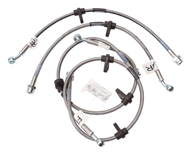 Russell — Russell Performance 92-95 Honda Civic (All with rear discs/ no ABS) Brake Line Kit
Brake Hose Kit - view 1