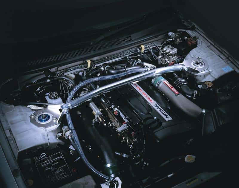 Cusco — Cusco Nissan Skyline GT-R R33 Strut Tower Brace Type 40 - Front - view 1