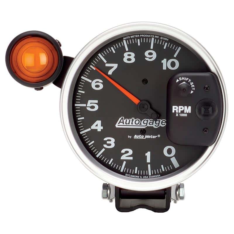 AutoMeter — Autometer 5 inch 10,000 RPM Monster Shift Lite Pedestal Tachometer
5" TACH 10KRPM SL AG - view 2