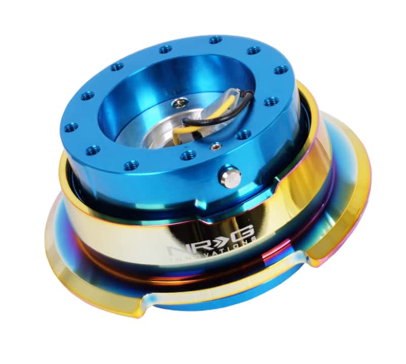 NRG — NRG Quick Release Gen 2.8 - Blue Body / Neochrome Ring - view 2