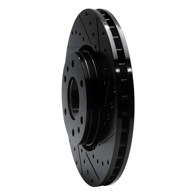 R1 Concepts — R1 02-09 Buick Rainier Front Right Drilled & Slotted Black Brake Rotor
R1 Brake Rotor Drill - view 2