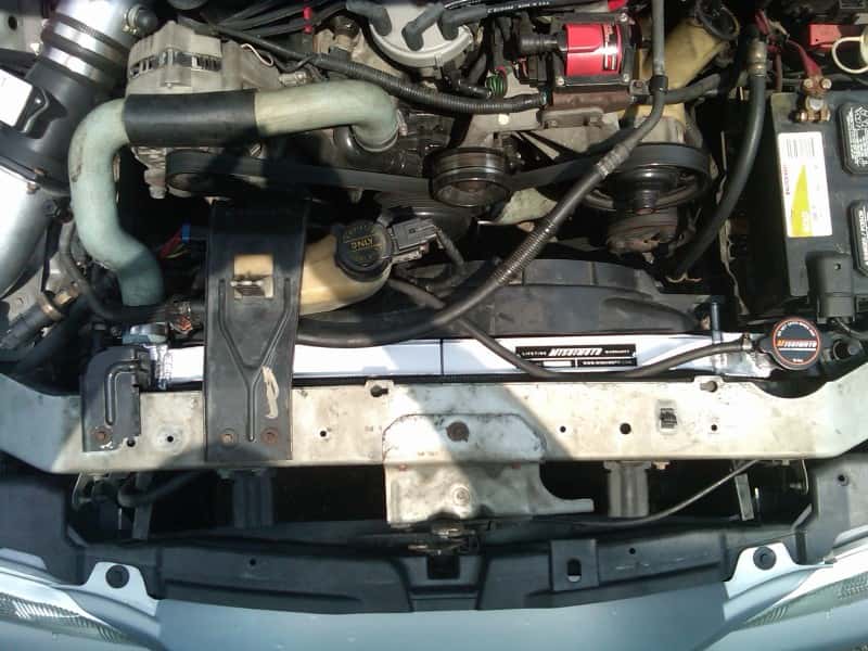 Mishimoto — Mishimoto 94-95 Ford Mustang w/ Stabilizer System Manual Aluminum Radiator
Aluminum Radiator - view 7