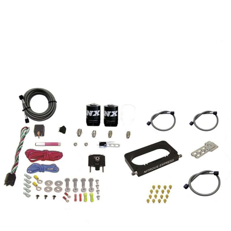 Nitrous Express — Nitrous Express 96-04 Ford Mustang Cobra/Mach 1 4 Valve Nitrous Kit (50-300HP) w/o Bottle
Injection System Kit
N2OSys - view 3