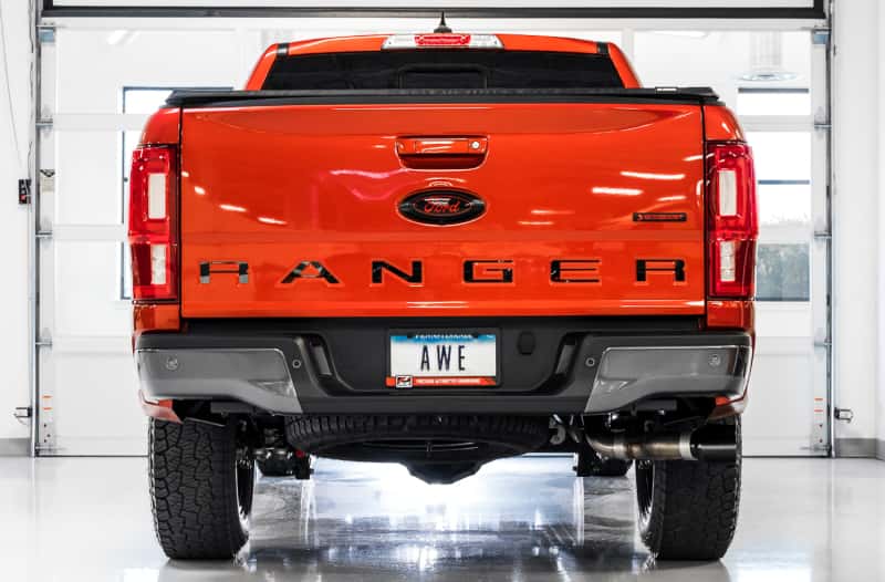AWE Tuning — AWE Tuning 2019+ Ford Ranger 0FG Performance Exhaust System w/Diamond Black Tips & Rock Guard
0FG Catback - view 5