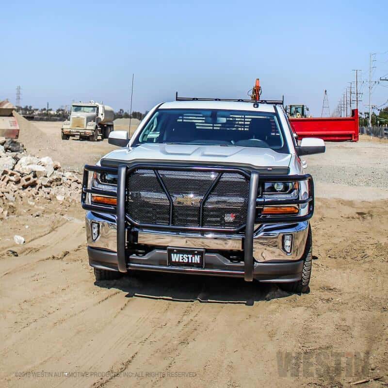 Westin — Westin 2016-2018 Chevrolet Silverado 1500 HDX Grille Guard - Black
Grille Guard - view 4