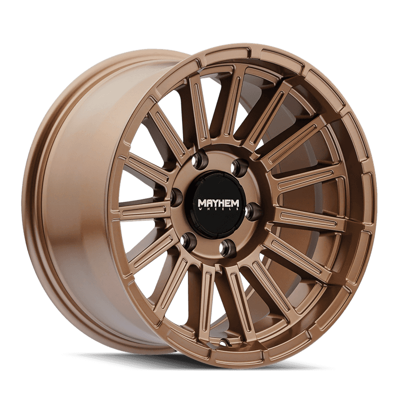 Mayhem — Mayhem 8309 Granite 17x9 / 6x135 BP / 0mm Offset / 87.1mm Hub Matte Bronze
MAYHEM 8309 - view 2