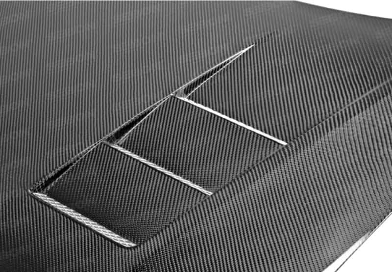 Seibon — Seibon 12-13 Honda Civic 2dr TS-Style Carbon Fiber Hood - view 2