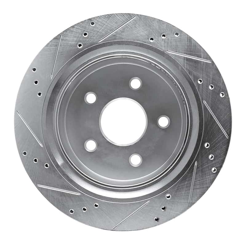 R1 Concepts — R1 02-24 Chrysler ASPEN Rear Right Drilled & Slotted Silver Brake Rotor
R1 Brake Rotor Drill - view 5