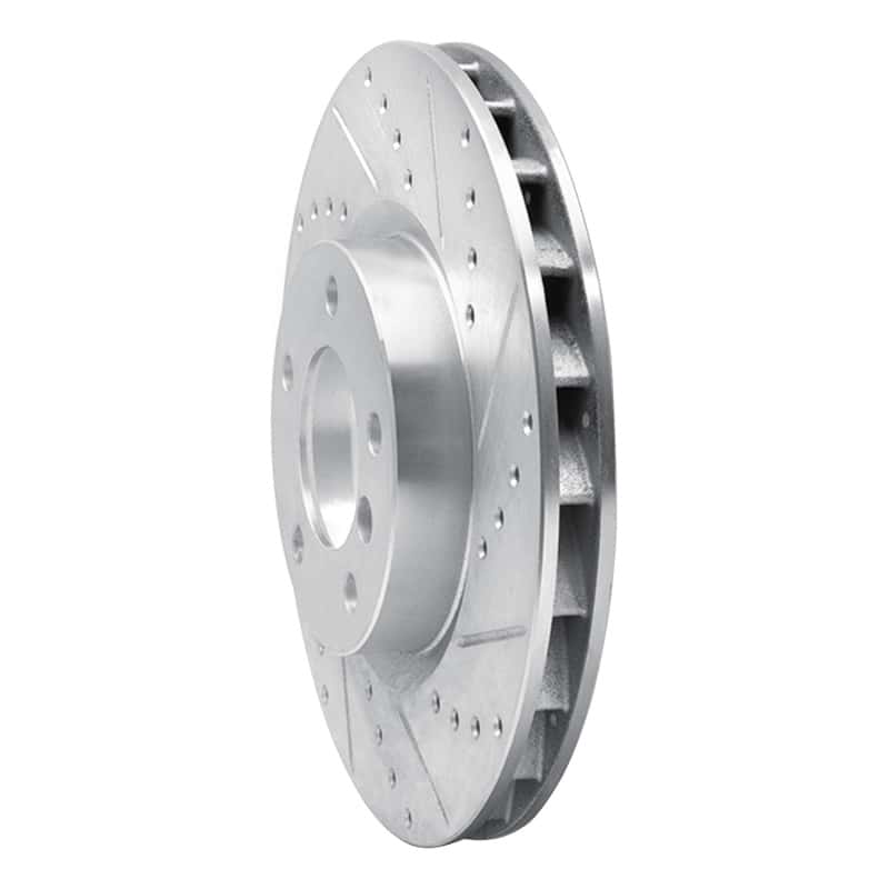 R1 Concepts — R1 95-02 BMW M3 Left Front Drilled & Slotted Silver Brake Rotor
R1 Brake Rotor Drill - view 2