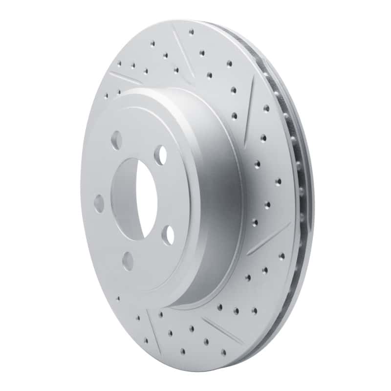 R1 Concepts — R1 05-23 Chrysler 300 Rear Right Drilled & Slotted Geo-Carbon Rotor - view 2
