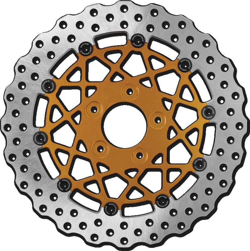 Performance Machine — Performance Machine Disc/Carr Speedstar 11.5in x .20 FF No O/S Front - Gold Ano - view 2