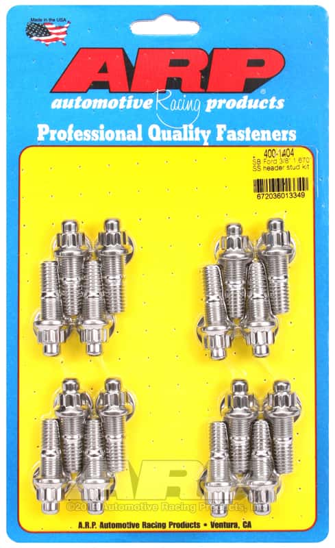 ARP — ARP SB Ford 3/8 x 1.670 SS Header Stud Kit - view 1