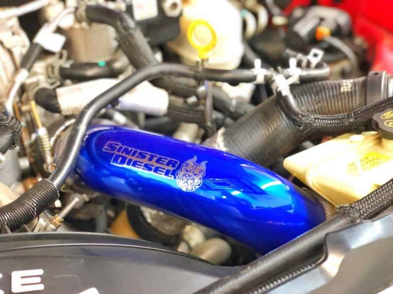 Sinister Diesel — Sinister Diesel 2008-2010 Ford 6.4L Powerstroke Hot Side Charge Pipe - view 7