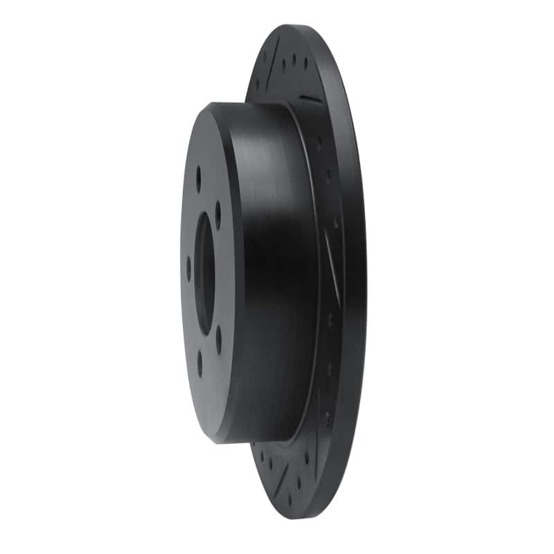 R1 Concepts — R1 95-02 Ford Explorer Sport Rear Left Drilled & Slotted Black Brake Rotor
R1 Brake Rotor Drill - view 2