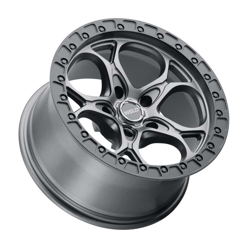 Weld — Weld Off-Road W107 17X9.0 Ledge 5X127 ET-12 BS4.50 Satin Gun Satin Black 71.5 - view 2
