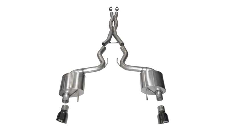 CORSA Performance — Corsa 2015-2017 Ford Mustang GT Fastback 5.0 3in Xtreme Cat Back Exhaust w/ Dual Black 4.5in Tips
Corsa 2015 Ford Mustang GT Fastback 5.0 3in Xtreme Cat Back Exhaust w/ Dual  Black 4.5in Tips
Exhaust - view 2