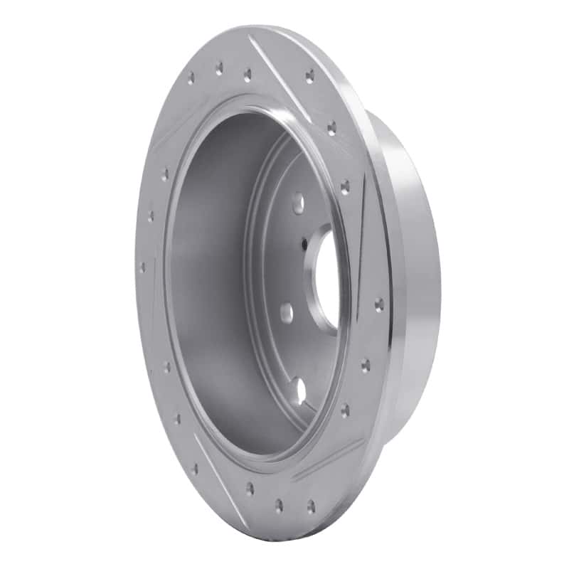 R1 Concepts — R1 15-21 Subaru WRX Rear Left Drilled & Slotted Silver Brake Rotor
R1 Brake Rotor Drill - view 4