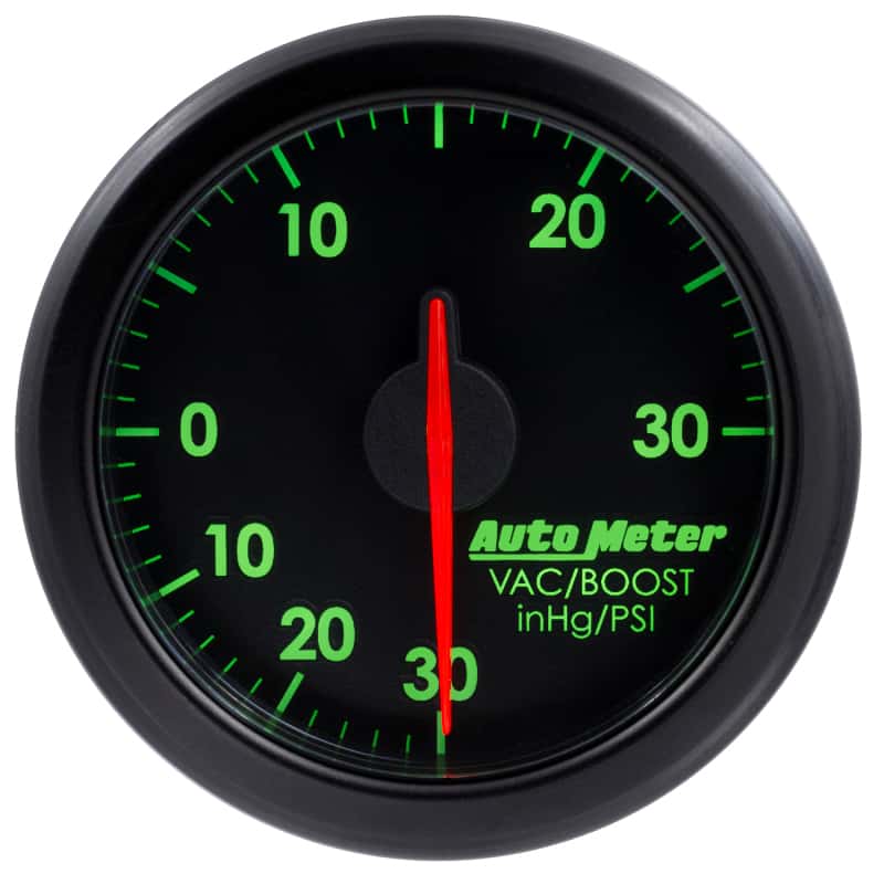 AutoMeter — Autometer Airdrive 2-1/6in Boost/Vac Gauge 30in HG/30 PSI - Black
GA 2" BST/V ARDRV BK - view 10