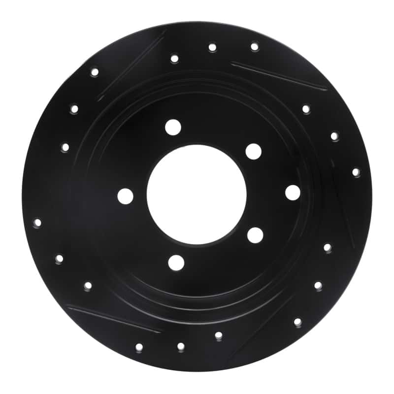R1 Concepts — R1 07-17 Chrysler 200 Rear Right Drilled & Slotted Black Brake Rotor
R1 Brake Rotor Drill - view 5