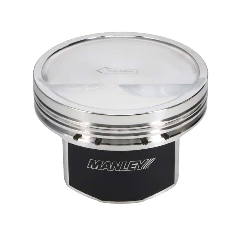 Manley Performance — Manley Small Block Chevy LS Series 4.030in Bore 1.304in CD -10cc Dish Platinum Series Pistons - E/D
Piston Set - view 3