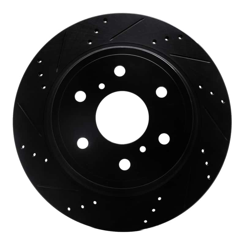 DFC — DFC 07-20 Cadillac Escalade ESV Rear Left Drilled & Slotted Black Brake Rotor - view 1