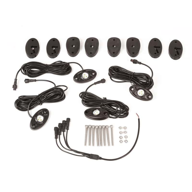 Rugged Ridge — Rugged Ridge 07-18 Jeep Wrangler JK White 4-Piece LED Rock Light Kit
OFFROAD_LIGHTING
OrdRacingLampMnt - view 1