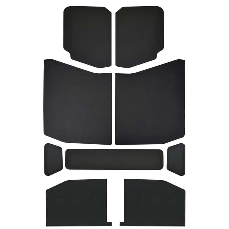 DEI — DEI 18-23 Jeep Wrangler JL 4-Door Boom Mat Headliner - 9 Piece - Black
Sound Dampening Kit - view 2