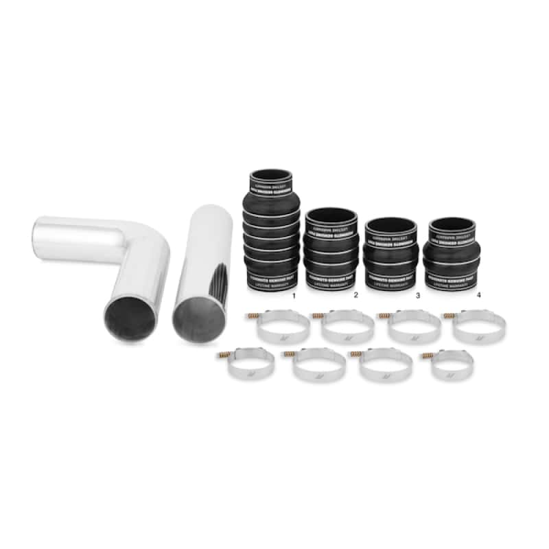 Mishimoto — Mishimoto 03-07 Dodge 5.9L Cummins Intercooler Kit w/ Pipes (Silver) - view 8