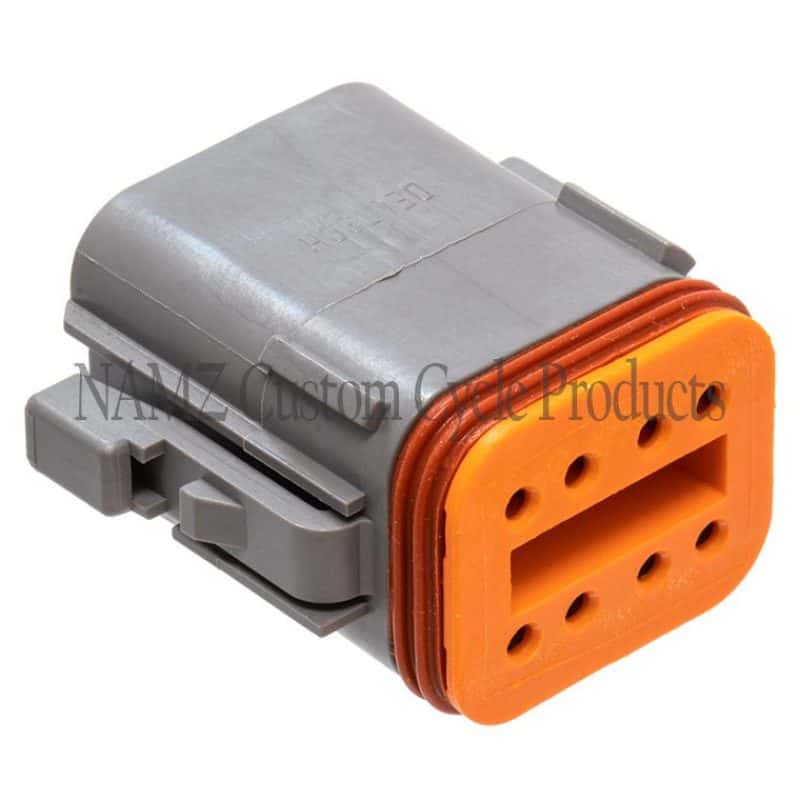 NAMZ — NAMZ Deutsch DT Series 8-Wire Plug & Wedgelock - Grey (Repl. HD 72138-94GY) - view 1
