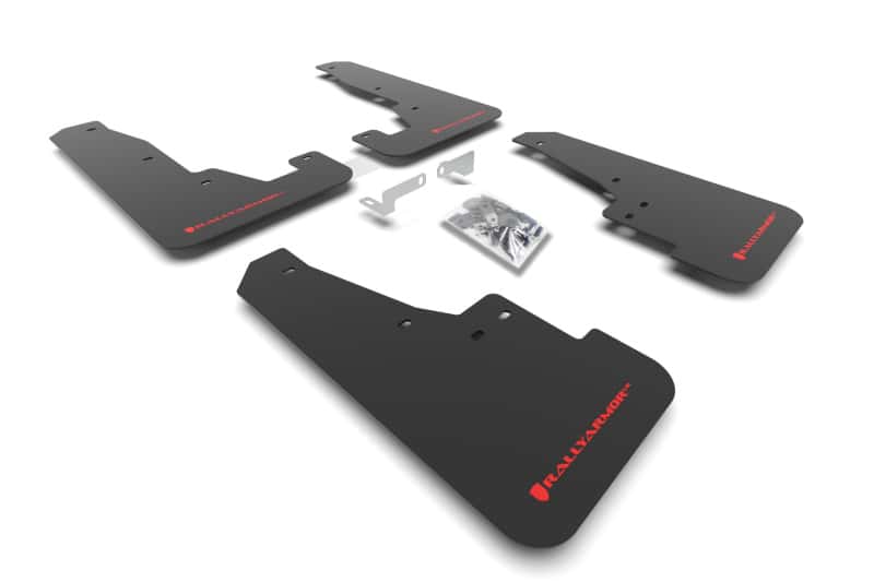 Rally Armor — Rally Armor 16-26 Dodge Durango GT/Hellcat/RT/SRT 392/SXT Black UR Mud Flap Red Logo
Mud Flap - view 1